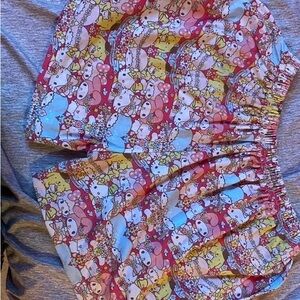 Hello Kitty Kids Pajama women’s Bottoms - Pink and Yellow